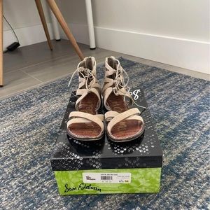 Sam Edelman Gladiator Beige Sandal